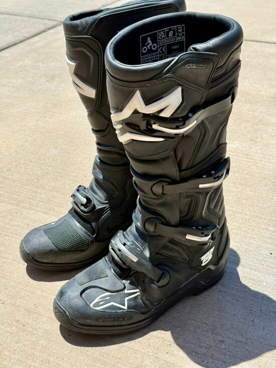 Alpinestars Tech 5 MX Boots – Size 8 US
